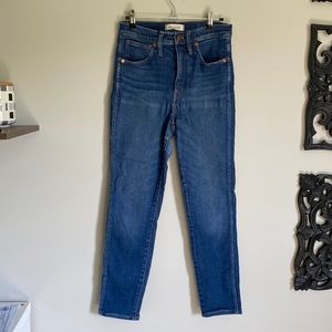 Madewell 10” Highrise Skinny Jean -Size 27